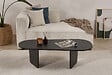 HABITAT ET JARDIN - Table basse en bois "Ovalis" - 130 x 65 x 40 cm - Bois Noir - vignette