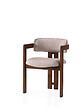 HABITAT ET JARDIN - Chaise en bois "Cozy" - 44 x 57 x 76 cm - Crème de noix - vignette