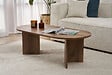 HABITAT ET JARDIN - Table basse en bois "Sable" - 60 x 119 x 40 cm - Noyer - vignette