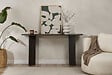 HABITAT ET JARDIN - Console en bois "Sira" - 150 x 35 x 75 cm - Lumière Noire - vignette