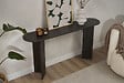 HABITAT ET JARDIN - Console en bois "Sira" - 150 x 35 x 75 cm - Lumière Noire - vignette