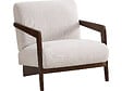 HABITAT ET JARDIN - Fauteuil intérieur scandinave en bois et tissu "Lena" - Beige - vignette