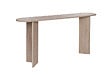 HABITAT ET JARDIN - Console en bois "Sira" - 150 x 35 x 75 cm - Travertin - vignette