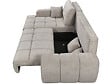 HABITAT ET JARDIN - Canapé d'angle gauche convertible en tissu chenille "Verneuil" - 3 places - Beige - vignette