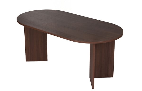 HABITAT ET JARDIN - Table à manger en bois "Sablin" - 180 x 89 x 75 cm - Noyer - large