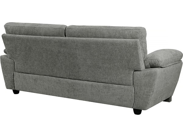HABITAT ET JARDIN - Canapé fixe en tissu "Dallas" - 210 X 88 X 90 cm - 3 places - Gris - large