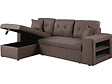 HABITAT ET JARDIN - Canapé d'angle convertible/réversible "Axel" - 3 places - Taupe - vignette