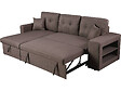 HABITAT ET JARDIN - Canapé d'angle convertible/réversible "Axel" - 3 places - Taupe - vignette