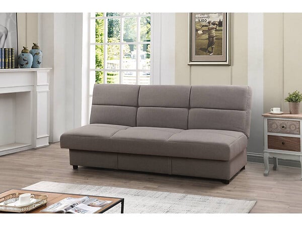 HABITAT ET JARDIN - Canapé Clic-Clac "Enzo" - 186 x 80 x 87 cm - 3 places - Gris - large