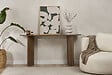 HABITAT ET JARDIN - Console en bois "Sira" - 150 x 35 x 75 cm - Noyer - vignette