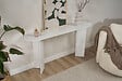 HABITAT ET JARDIN - Console en bois "Sira" - 150 x 35 x 75 cm - Blanc - vignette