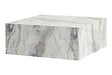 HABITAT ET JARDIN - Table basse en bois "Prizma" - 90 x 90 x 35 cm - Marbre Freesia - vignette