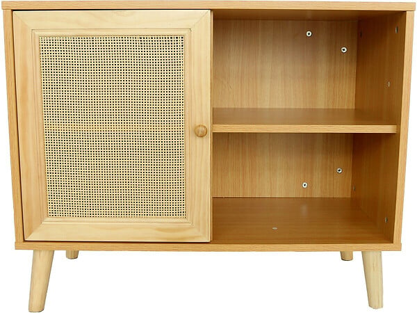HABITAT ET JARDIN - Buffet en bois "Iguane" - 80 x 40 x 66 cm - Marron - large