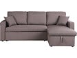 HABITAT ET JARDIN - Canapé d'angle convertible/ réversible avec coffre "Alain" - 3 places - Taupe - vignette