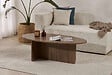 HABITAT ET JARDIN - Table basse en bois "Orba" - 120 x 65 x 40 cm - Noyer - vignette