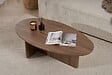 HABITAT ET JARDIN - Table basse en bois "Orba" - 120 x 65 x 40 cm - Noyer - vignette