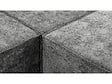 HABITAT ET JARDIN - Canapé droit modulable en tissu texturé "Lusso" - 3 places - Gris - vignette