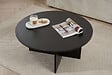 HABITAT ET JARDIN - Table basse en bois "Soleil" - 90 x 90 x 40 cm - Bois Noir - vignette