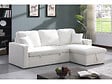 HABITAT ET JARDIN - Canapé d'angle convertible/reversible avec coffre "Alain" - 3 places - Bouclettes -  Blanc - vignette