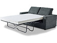 HABITAT ET JARDIN - Canapé convertible express en tissu "Elena" - 3 places - Couchage 140 cm - Gris - vignette