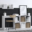 HABITAT ET JARDIN - Bureau en bois "Jack" - 145 x 45 x 74 cm - Chêne blanc - vignette
