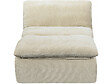 HABITAT ET JARDIN - Chauffeuse en tissu texturé "Candela" - 81 x 96 x 75 cm - Beige - vignette