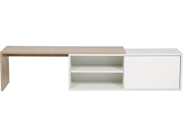 HABITAT ET JARDIN - Table basse "Melinda" - Blanc/Chêne - large