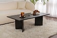 HABITAT ET JARDIN - Table basse en bois "Sabin" - 60 x 119 x 40 cm - Bois Noir - vignette