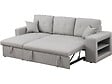 HABITAT ET JARDIN - Canapé d'angle convertible/réversible "Axel" - 3 places - Gris clair - vignette
