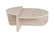 HABITAT ET JARDIN - Table basse en bois "Orion" - 90 x 60 x 30 cm - Travertin - vignette