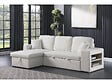 HABITAT ET JARDIN - Canapé d'angle bouclettes convertible/reversible "Axel" - 3 Places - Blanc - vignette