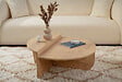 HABITAT ET JARDIN - Table basse en bois "Orion" - 90 x 60 x 30 cm - Chêne miel - vignette