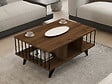 HABITAT ET JARDIN - Table basse en bois "Bert" - 90 x 60 x 40 cm - Noyer - vignette