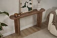 HABITAT ET JARDIN - Console en bois "Sira" - 150 x 35 x 75 cm - Noyer - vignette