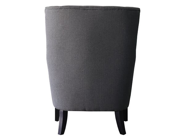 HABITAT ET JARDIN - Fauteuil Scandinave Tissu "Duchesse" - 76 x 83 x 100,5 cm - Gris - large
