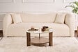 HABITAT ET JARDIN - Table basse en bois "Clara" - 75 x 75 x 40 cm - NoyerTransparent - vignette