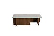 HABITAT ET JARDIN - Table basse en bois "Flavio" - 105 x 65 x 30 cm - Noyer - vignette