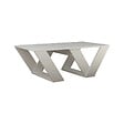 HABITAT ET JARDIN - Table basse en bois "Pipra" - 110 x 60 x 40 cm - Blanc - vignette