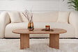 HABITAT ET JARDIN - Table basse en bois "Sable" - 60 x 119 x 40 cm - Pin atlantique - vignette