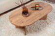 HABITAT ET JARDIN - Table basse en bois "Sable" - 60 x 119 x 40 cm - Pin atlantique - vignette