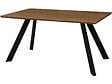 HABITAT ET JARDIN - Table repas "Manhattan" Chêne / Noir - 160 x 90 x 75,5 cm - vignette