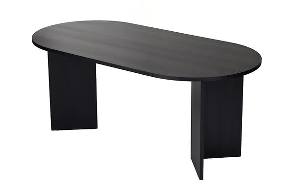 HABITAT ET JARDIN - Table à manger en bois "Sablin" - 180 x 89 x 75 cm - Bois Noir - large