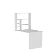 HABITAT ET JARDIN - Bureau en bois "Sedir" - 90 x 59 x 154 cm - Blanc - vignette