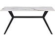 HABITAT ET JARDIN - Table à manger en céramique "Boreal" - 4 à 6 personnes - 160 cm - Blanc - vignette