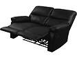 HABITAT ET JARDIN - Canapé relax "Lincoln" - 147 x 89 x 103 cm - 2 places - Noir - vignette