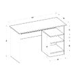 HABITAT ET JARDIN - Bureau en bois "Bahar" - 120 x 50 x 74 cm - Blanc - vignette