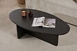 HABITAT ET JARDIN - Table basse en bois "Orba" - 120 x 65 x 40 cm - Bois Noir - vignette