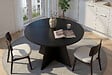 HABITAT ET JARDIN - Table à manger en bois "Virella" - 120 x 120 x 75 cm - Bois Noir - vignette