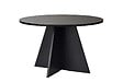HABITAT ET JARDIN - Table à manger en bois "Virella" - 120 x 120 x 75 cm - Bois Noir - vignette