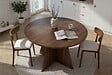 HABITAT ET JARDIN - Table à manger en bois "Virella" - 120 x 120 x 75 cm - Noyer - vignette